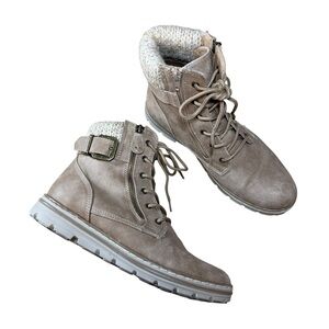 Cliffs by White Mountain Hearten Lace-Up Ankle Boots Women’s Shoes US Size 8.5 M